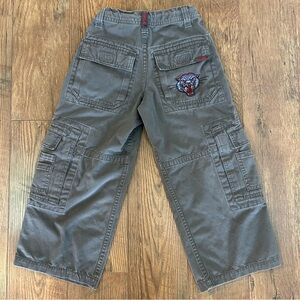 JNCO Army Twill Warrior Cargo Pants Grey Youth Size 8